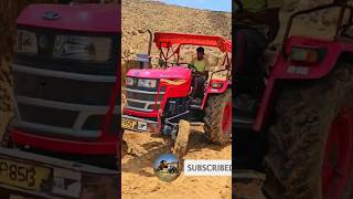 Mahindra tractor power stunts slo-mo || jcb tractor video|| pond making wokr|| #shorts #jcb #tractor