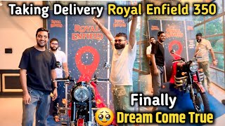 Finally Taking Delivery Of My Dream Bike Royal Enfield classic 350 😍❤️ || Struggling boy