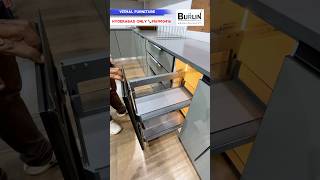 Kitchen bottle pullout design￼￼ 🔥 Hyderabad Interior work 9161910416 #shortvideo #kitchen