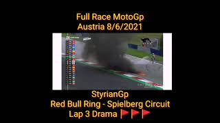 Full Race MotoGp Styria 2021 Laps 3 Motor Pedrosa Terbakar