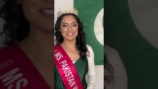 Ms. Pakistan World 2023 wishing Independence Day. #misspakistan