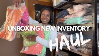 LIFE OF AN ENTREPRENEUR | Unboxing New Inventory + Inventory Haul + Loungewear