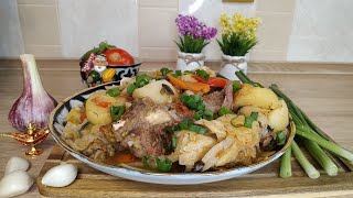 ВКУСНАЯ ХАШЛАМА ДЛЯ СЕМЬИ И ДОМА💕 ВКУСНЫЕ ОВОЩИ С МЯСОМ В СОБСТВЕННОМ СОКУ🔥🔥🔥