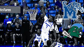 Memphis Tigers Basketball Best Highlights vs. Tulane Green Wave