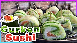 Low Carb Rezept Gurken Sushi Selber Machen Gesund & Lecker