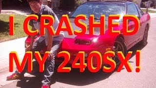 HardPark HardDrive: I CRASHED MY NISSAN 240SX FROM DRIFTING ON THE STREETS!