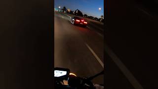 Fz09 vs corvette race! #streetbike #streetracing #wheelie #corvette #cars #stunt #fast #bikelife