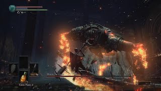 DARK SOULS III - Yhorm the Giant as intended - hitless - no Stormruler