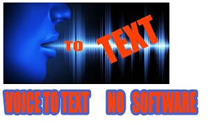 voice typing free || speech to text typing