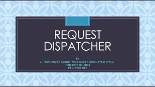 Request Dispatcher Interface