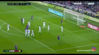 Messi 50th free-kick goal - standing ovation from the crowd