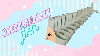 TUTORIAL-How To Make Cute Origami Fish model 5-Easy Paper Cradts-Kids Crafts