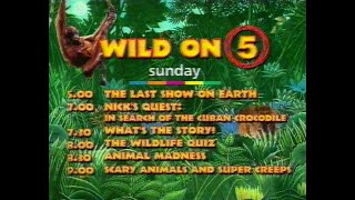 Channel 5 Continuity & Adverts - 6th December 1997