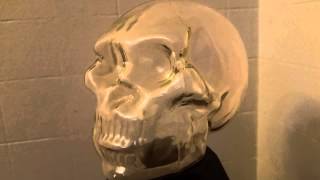 Magical electric crystal skull