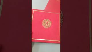 Royal & Exclusive Hardbound Invitation Card | Jimit Card | 2687NKD