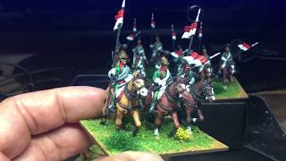 28mm Napoleonic French Line Lancers from Warlord Games plus Perry Miniatures casualties thrown in :)