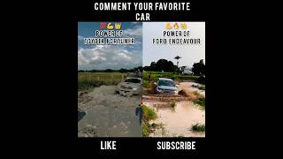 Toyota Fortuner 🆚 Ford Endeavour #viral😨#trending 🔥#attitude😈#fortuner 💪 #endeavour💪#car#ytshorts 🇮🇳