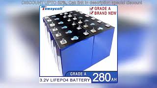 ✔️New 280Ah Lifepo4 Rechargable Battery Pack 3.2V Grade A Akku Lithium Iron Phosphate Prisma