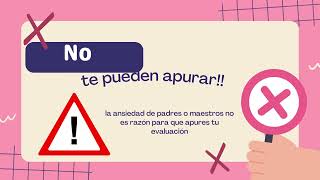 Que NO te APUREN‼️La Evaluacion es un PROCESO!