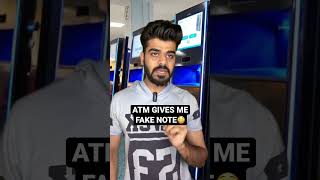 ATM gives me fake 500rs Note😡 #ytshorts