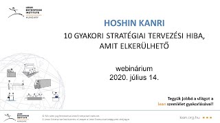 Hoshin kanri webinárium - 10 gyakori stratégiai tervezési hiba, ami elkerülhető