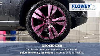 ¿Cómo descontaminar los rines con DEOXIDIZER de FLOWEY®?