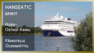 Kreuzfahrtschiff HANSEATIC SPIRIT // Wunderschöne Vorbeifahrt in Oldenbüttel // 3. September 2021