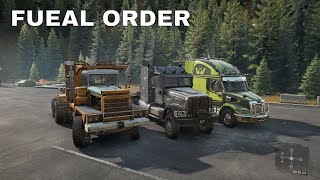 Snowrunner - Fuel Order gameplay | Navistar 5000-MV | SMG Gameplay