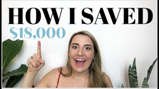 HOW I SAVED $18,00 IN A YEAR TO TRAVEL TIPS FOR SAVING MONEY / Kimberley wilcox