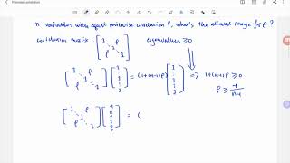 Same Pairwise Correlation Coefficient for Multiple Variables