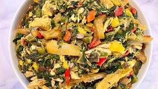 HOW TO MAKE  NIGERIAN EFORIRO | VEGETABLE STIR FRY