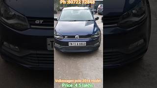 Volkswagen polo DIESEL 2014 model single owner price 4.55 lakhs #mohanrajcars #volkswagen #car