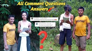 Q & A 😍 All comment Questions Answers 😭 || YOUTUBE INCOME 💵?? || My LIFE 🧨