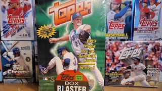 1999 Topps Baseball Series 1 Box Break Pack Rip Opening