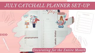 Plan With Me: Decorating all the Daily Pages for July | A5 Go Getter Girl