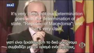 Antonio Milososki on Macedonia naming dispute