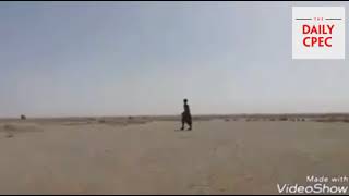 A kid shows football skills from Gwadar, Balochistan