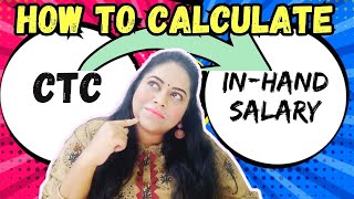 How to Calculate Monthly In-hand Salary from CTC | Step by Step Calculation of Net Salary from CTC