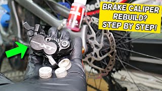 How To Rebuild Brake Caliper Shimano XT