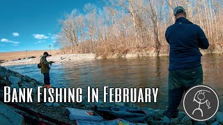 Bank Fishing In February