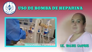 USO DE BOMBA DE HEPARINA