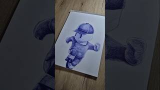 Mr. Stumble artwork using ballpen #stumbleguys #art #shorts