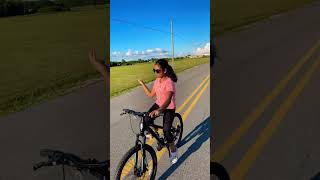 Million dollar baby dance trend on my Bike