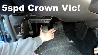 Building an Adjustable Clutch Pedal Stop for Manual 5spd Crown Vic with test drive