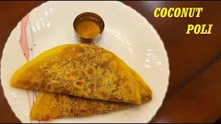 How to make Coconut Poli Easily | Obattu