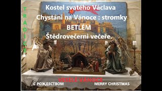 VESELÉ VÁNOCE - MERRY CHRISTMAS   Kostel sv. Václava  -Letovice-