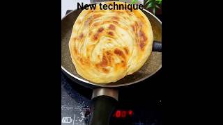 Laccha paratha folding technique #shorts #shortsfeed