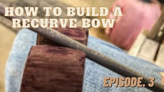 How To Build a Recurve Bow | Preparing Tip Overlays