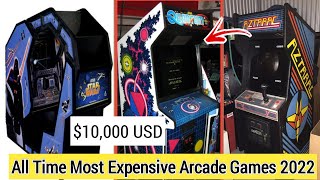 Most Expensive Arcade Games In 2022 With Prices || Bio & NetWorth School