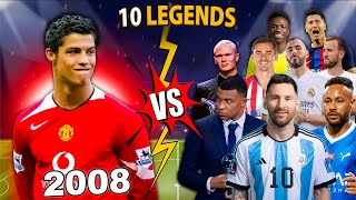 2008 Cristiano Ronaldo 🆚 10 Best Football Player 🔥 Messi, Neymar, Mbappe, Haaland, Benzema